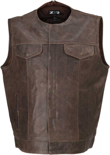 Z1R - Z1R Ganja Perf Vest - 2830-0515 - Brown - X-Large