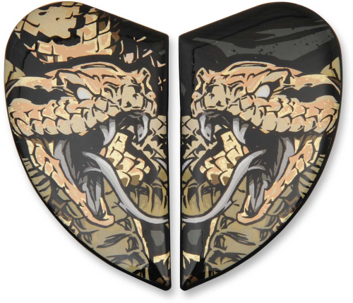 Icon - Icon Sideplates for Airframe Pro Helmets - Cottonmouth Gold - 0133-0935