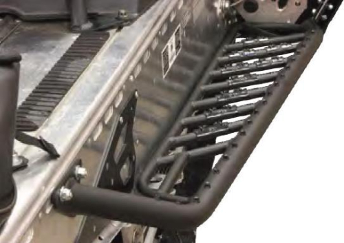 Skinz Protective Gear - Skinz Protective Gear Pro-Tube Airframe Running Boards - Flat Black - ACAFRB200-PT-FBK