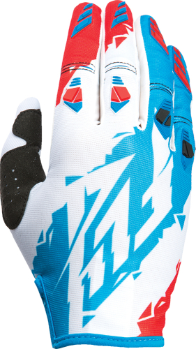 Fly Racing - Fly Racing Kinetic Gloves (2017) - 370-41113 - Red/White/Blue - 13