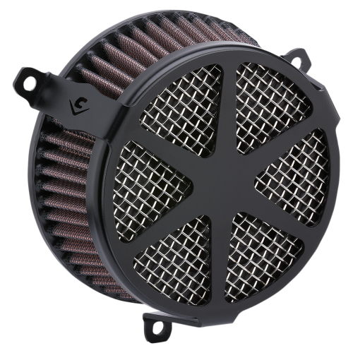 Cobra - Cobra Air Cleaner Kit - Spoke - Black - 606-0104-04B