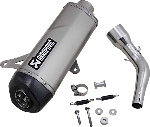 Akrapovic - Akrapovic Slip-On Scooter - Stainless Muffler - S-VE3SO9-HRSS