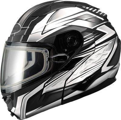 G-Max - G-Max GM64S Carbide Snow Helmet - G2641606 TC-15 - Matte Black/White - Large