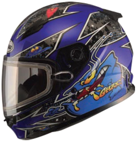 G-Max - G-Max GM49Y Alien Snow Youth Helmet - G2497211 TC-2 - Blue - Medium