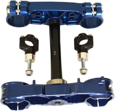 Neken - Neken Standard Triple Clamps - Standard Offset 22mm - Blue - KST-KXF-23-14