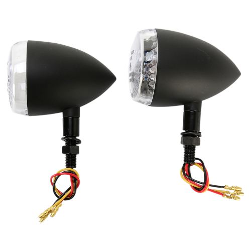 K&S Technologies - K&S Technologies DOT LED Marker Lights - 3 wires - Black/Clear - 26-5304