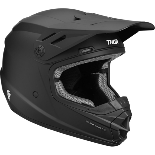 Thor - Thor Sector Youth Helmet - 0111-1162 - Solid Black - Small