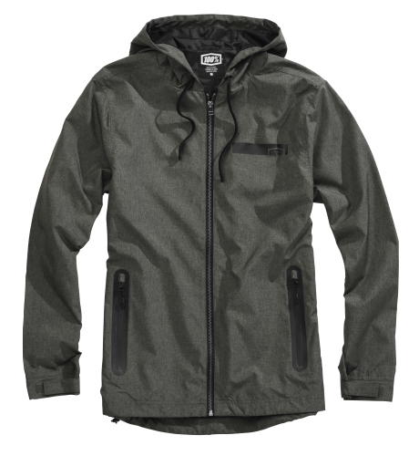 100% - 100% Storbi Lightweight Jacket - 39003-190-12 - Army Heather - Large