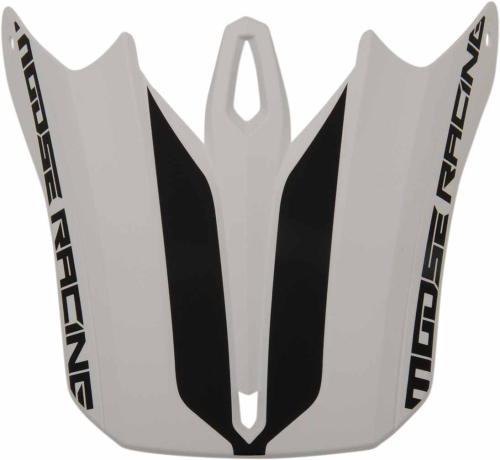 Moose Racing - Moose Racing Visor for F.I. Helmets - White/Black - 0132-1262
