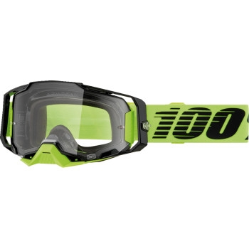 100% - 100% Armega Goggles - 50004-00032 - Neon Yellow/Clear Lens - OSFM