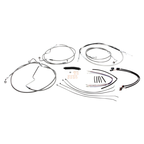 Magnum - Magnum Stainless Steel XR Handlebar Installation Kit for 15-17in. Ape - 589482
