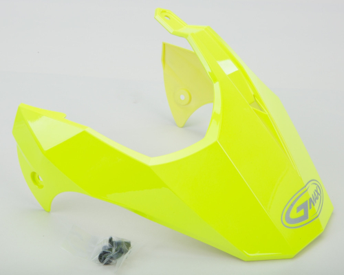 G-Max - G-Max Visor with Screws for GM-11/S Helmets - Hi-Vis Yellow - G011011