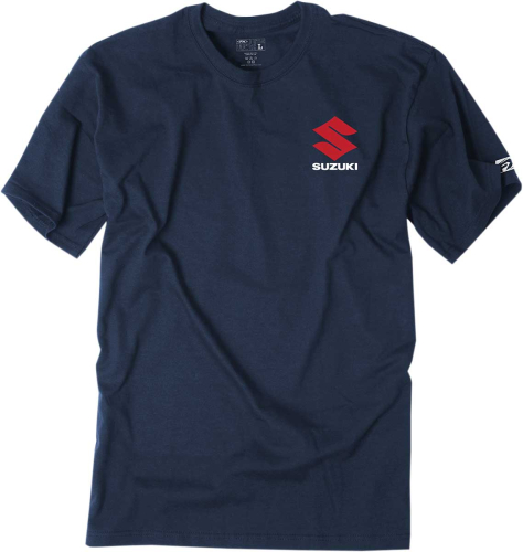 Factory Effex - Factory Effex Suzuki Shutter Premium T-Shirt - 20-87404 - Navy - Large