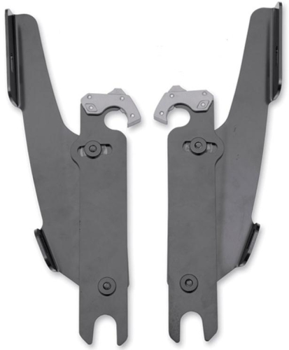 Memphis Shades - Memphis Shades Plates-Only Kit for Bullet Fairing - Black - MEK1874