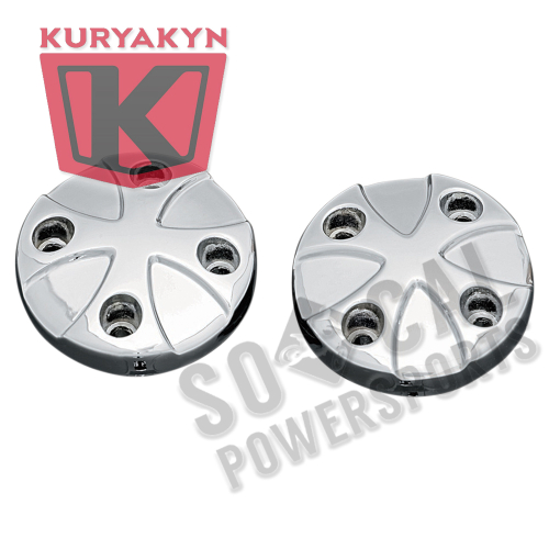 Kuryakyn - Kuryakyn ISO-Grip End Caps - Maltese - 6245