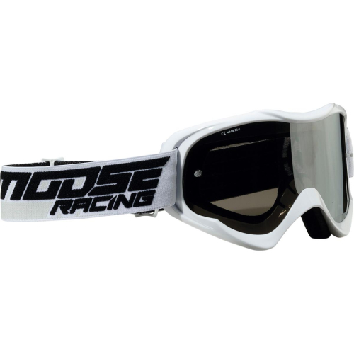 Moose Racing - Moose Racing Qualifier Shade Goggles - 2601-2115 - White/Smoke Lens