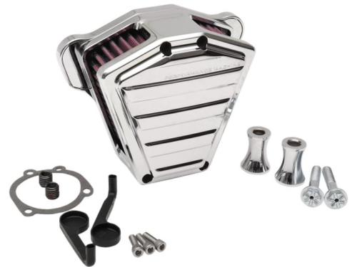 Performance Machine - Performance Machine Drive Air Cleaner - Chrome - 0206-2117-CH