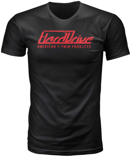 HardDrive - HardDrive HardDrive T-Shirt - 800-0201L - Black/Red - Large