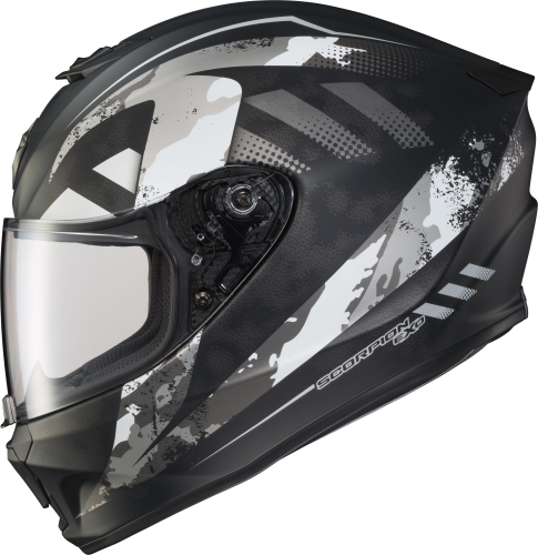 Scorpion - Scorpion EXO-R420 Distiller Helmet - 42-1513 - Matte Black/Silver - Small