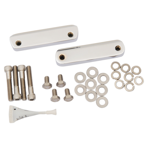 Paul Yaffe Originals - Paul Yaffe Originals Front Fender Adapters for 21in. Wheels - Chrome - PYO:FA14-C