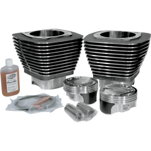 Revolution Performance - Revolution Performance Monster Big Bore Kit (124in. Flat Top) - Bore 4.250in. - 10.5:1 Compression - Granite - 201-130W