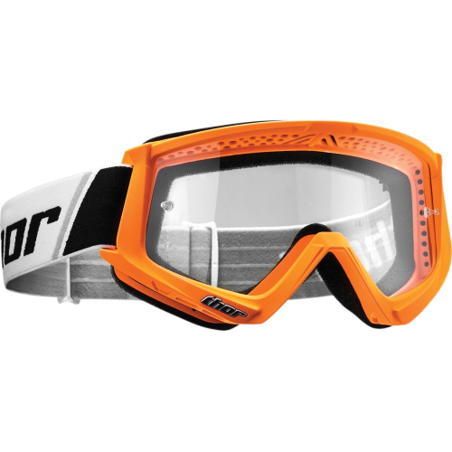 Thor - Thor Combat Goggles - 2601-2081 - Flo Orange/Black - OSFM