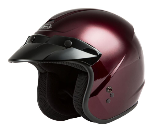 G-Max - G-Max OF-2 Solid Helmet - G1020104 - Wine Red - Small