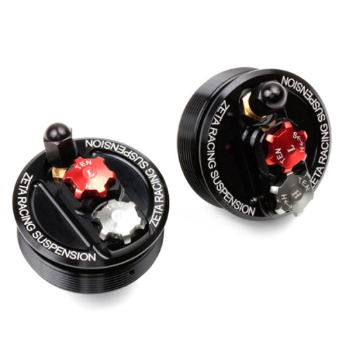 ZETA - ZETA Fork Caps - Black - ZE56-10160