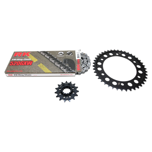 RK - RK Quick Acceleration Chain Kit with Steel Sprocket - Natural - 1102-089P