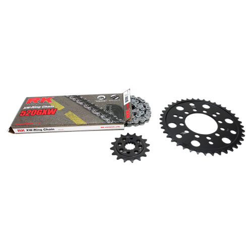 RK - RK Quick Acceleration Chain Kit with Steel Sprocket - Natural - 2108-069P