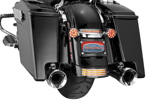 Kuryakyn - Kuryakyn Rear Fender Strip Lights - Black - 7744