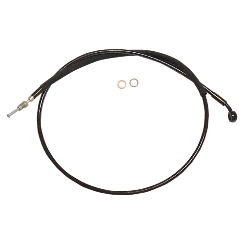 Magnum - Magnum Alternative Length Black Pearl Braided Hydraulic Clutch Cable - 70in. - 41970