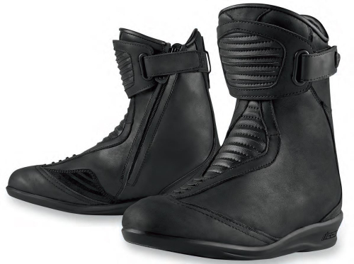 Icon - Icon One Thousand Eastside Waterproof Womens Boots - XF-2-3403-0621 - Stealth - 6.5