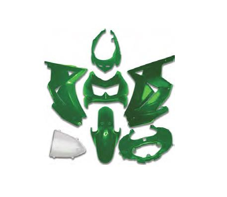 Yana Shiki - Yana Shiki Fairing Kit - Green - BKK312GRN