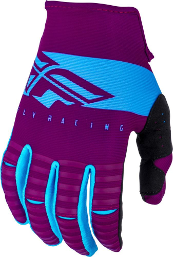 Fly Racing - Fly Racing Kinetic Shield Gloves - 372-41907 - Port/Blue - 7
