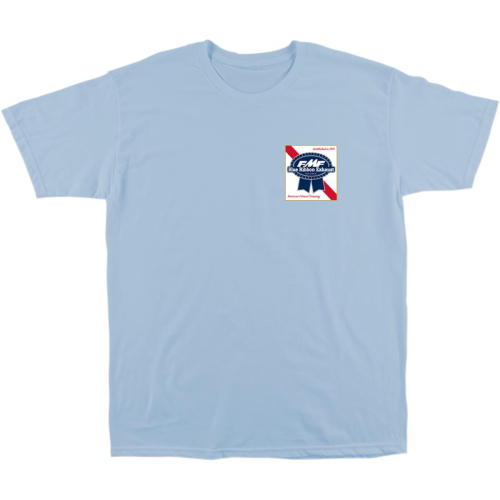 FMF Racing - FMF Racing Blue Ribbon T-Shirt - SP9118913LBL2X - Light Blue - 2XL
