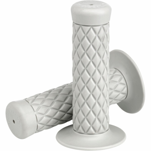 Biltwell Inc. - Biltwell Inc. Thruster Grips for 7/8in. Handlebars - White - GRBUN78WT