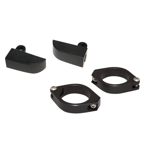 Highsider - Highsider Turn Signal Mount - 42-43 mm Clamp - Black - 220-215408