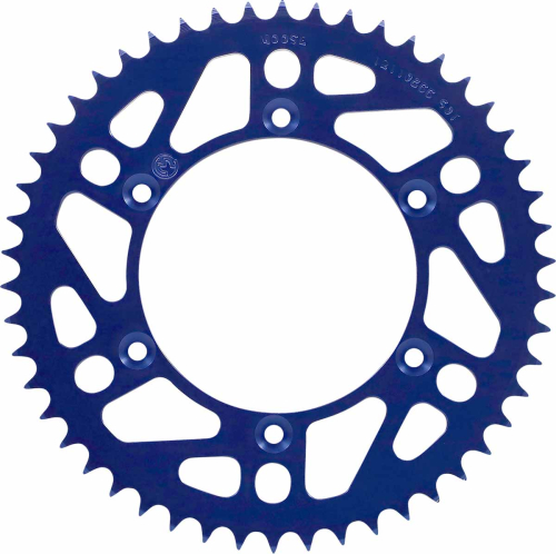 Moose Racing - Moose Racing Aluminum Rear Sprocket - Blue - 50T - M3156-50B