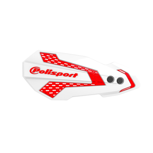 Polisport - Polisport Flow Handguard - White/Red - 8308200046