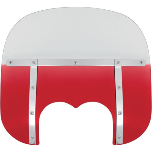 Memphis Shades - Memphis Shades Memphis Fats Windshield (Dual Cutout) - 13in. - Gradient Ruby - MEM6632