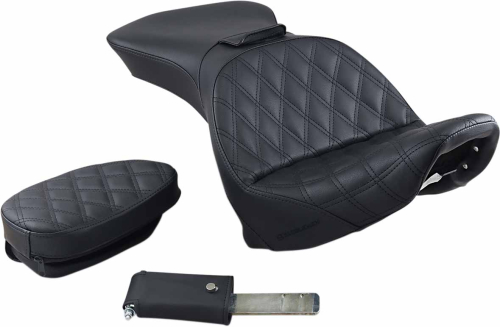 Saddlemen - Saddlemen Explorer LS Touring Seat with Backrest - 800-23-030LS