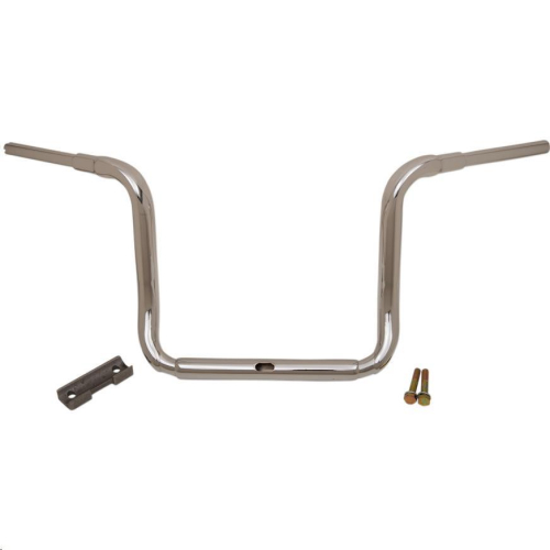 LA Choppers - LA Choppers 1-1/2in. Grande Touring Ape Hanger Handlebars - 10in. Rise - Chrome - LA-7322-10