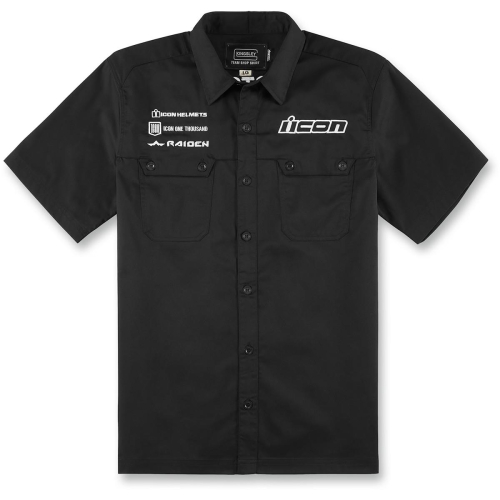 Icon - Icon Kingsley Shop Shirt  - XF-2-3040-2482 - Black - Medium