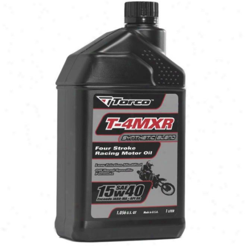 Torco International Corp - Torco International Corp T-4MXR/T-4R Synthetic/Petroleum Blend - 10W40 - 1L. - T671044CE