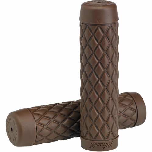 Biltwell Inc. - Biltwell Inc. Torker Grips for 7/8in. Handlebars - Chocolate - GRTOR78CO
