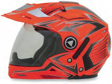 AFX - AFX FX-55 7-in-1 Graphics Helmets - 0104-1618 - Safety Orange Multi - Medium