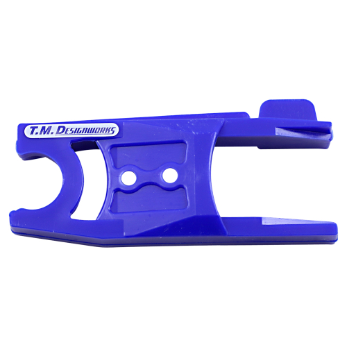 T.M. Designworks - T.M. Designworks Dirt Cross Super Front Chain Slider - Blue - DCS-Y85-BU