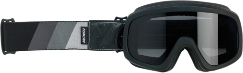 Biltwell Inc. - Biltwell Inc. Overland 2.0 Goggles - 2111-5102-002 - Tri Stripe Silver/Gray/Black / Clean Lens - OSFM