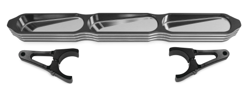 ModQuad - ModQuad Billet 3-Panel Rear View Mirror - 1 3/4in. - Black Anodized - R-MIR-6BLK